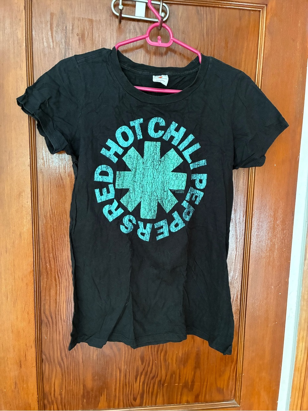 Red Hot Chili Peppers Distressed Blue and Green T-Shirt 💙💚💙💚